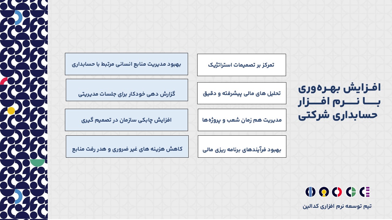 چگونه با داشتن نرم افزار حسابداری شرکتی بهره وری را افزایش دهیم؟